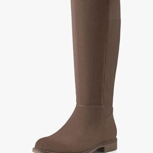 Brown Knee-High Women's Boots